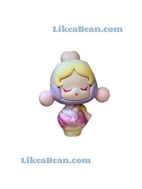 Pop Bean Ice Cream Cone Cup Series - Skullpanda Taro Boba